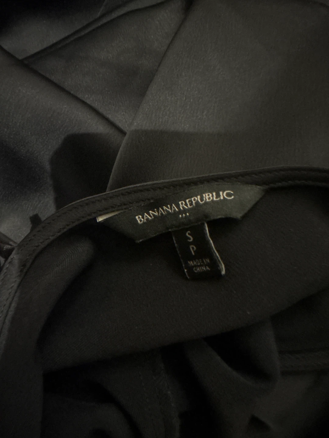 Banana Republic Black Cowl Neck Slip Dress - Size S - photo 2