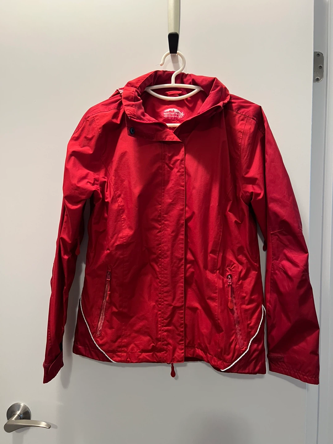 Mountain Way Red Waterproof Jacket (Size 10 - 12)