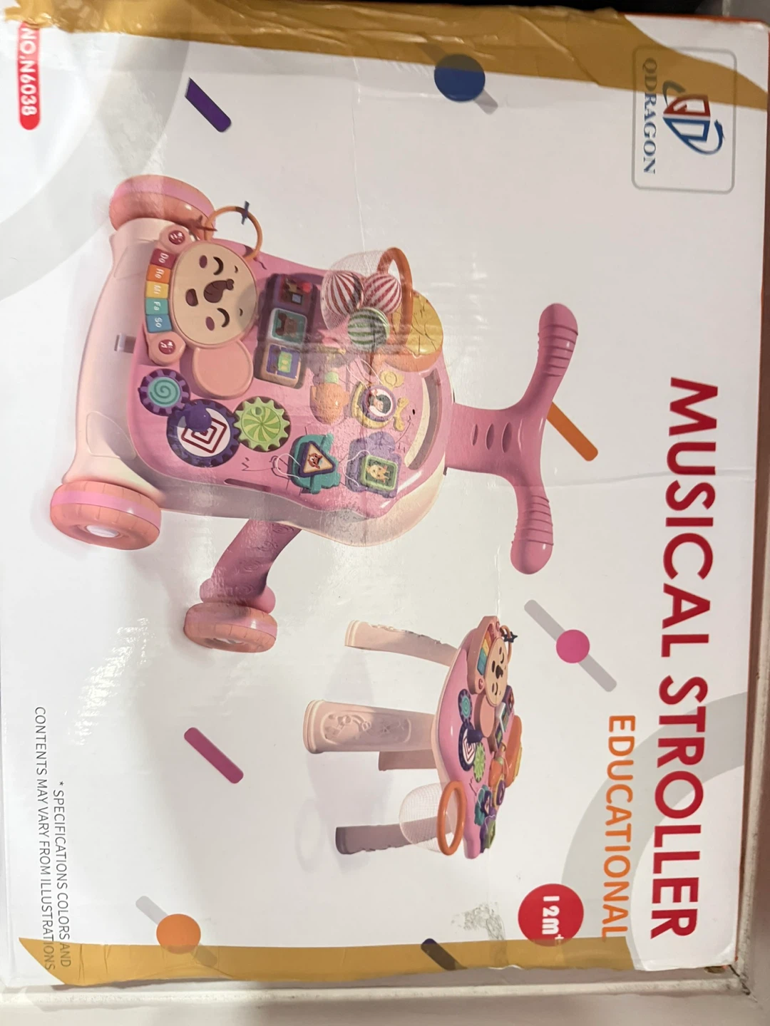 QDRAGON Musical Stroller Educational Baby Walker - photo 2