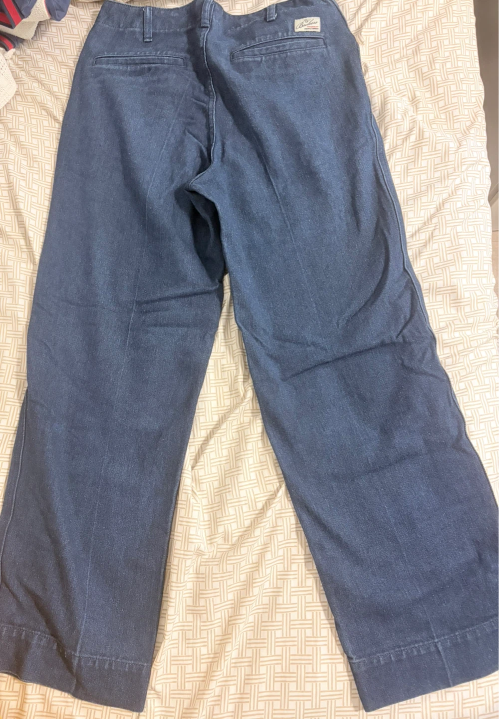 Japanese Brand Backers Jeans Wide Leg Denim Pants - photo 2