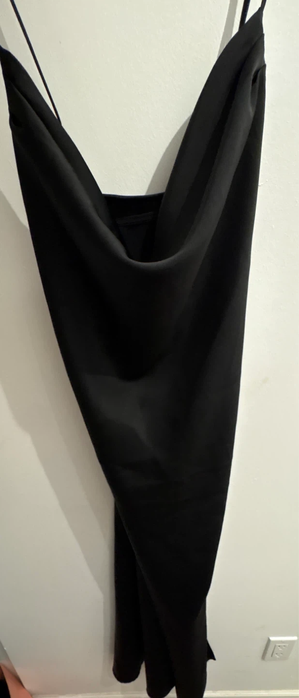 Banana Republic Black Cowl Neck Slip Dress - Size S - photo 3