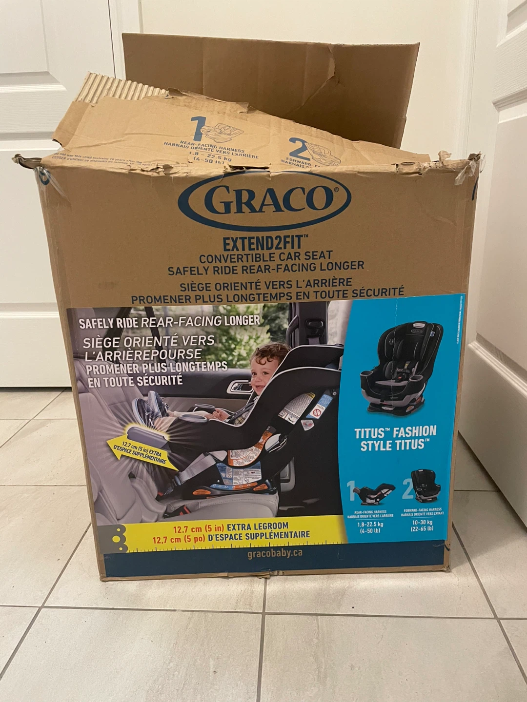 Graco Extend2Fit Convertible Car Seat - photo 3