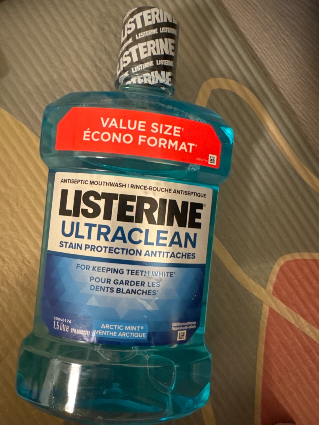 2packs - Listerine Ultraclean Arctic Mint Mouthwash - 1.5 Litre