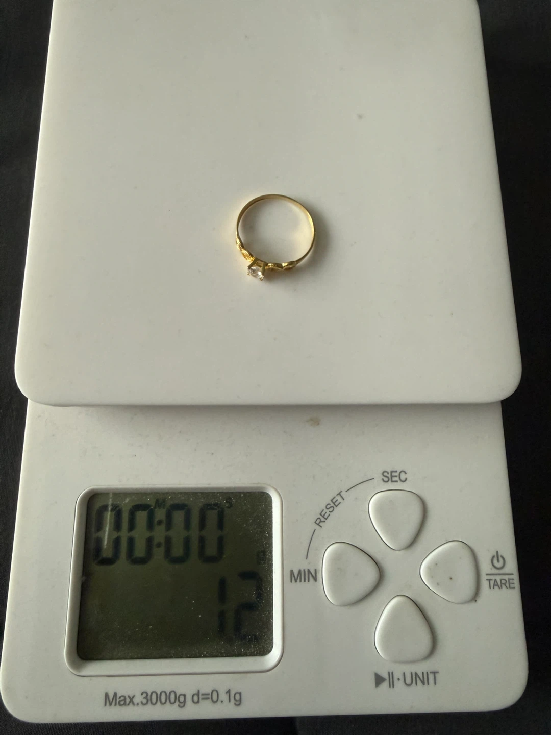 18K Gold Solitaire Ring with Infinity Detail - photo 4