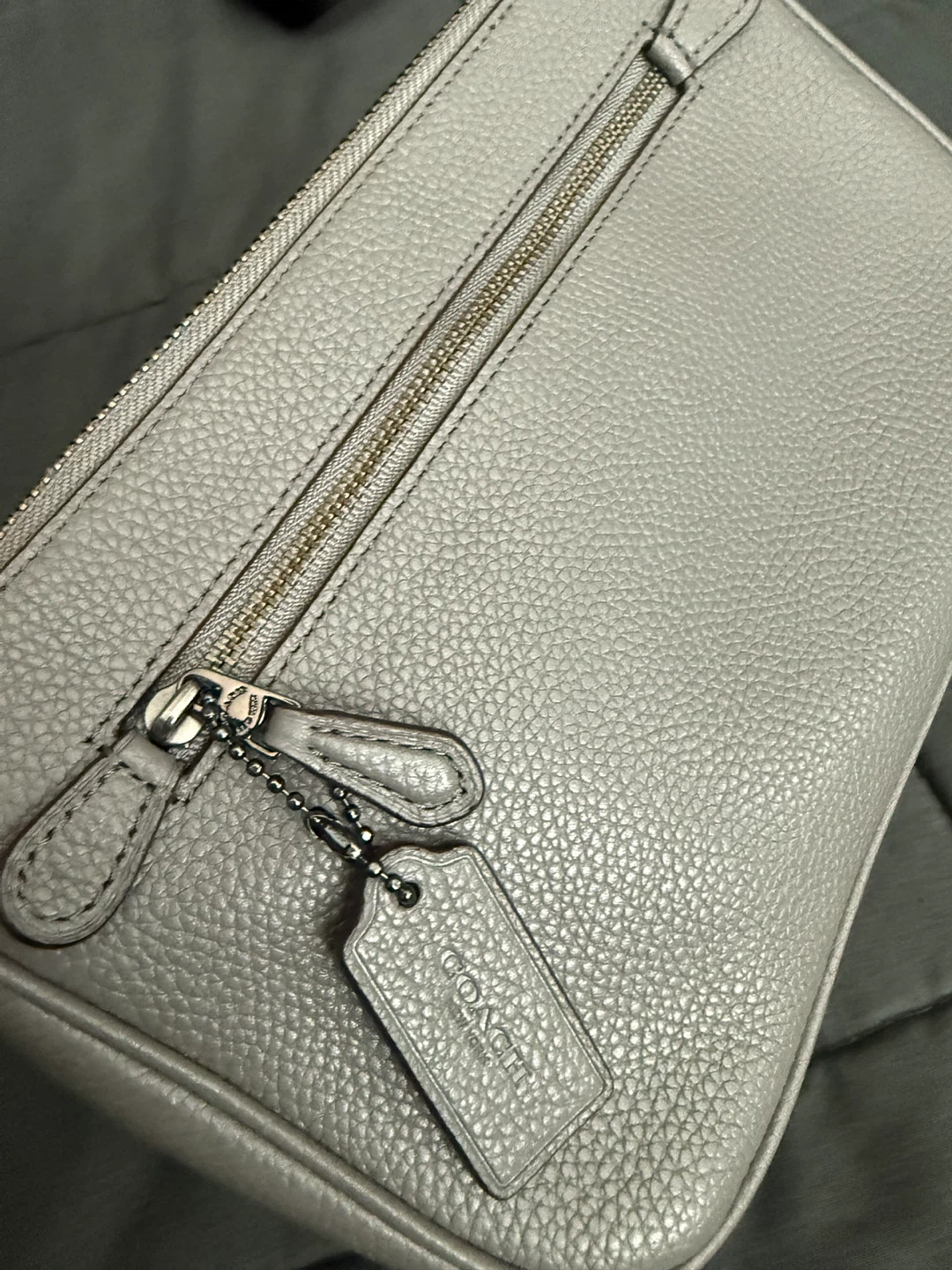 Coach Grey Studded Clutch/Crossbody Bag - photo 5