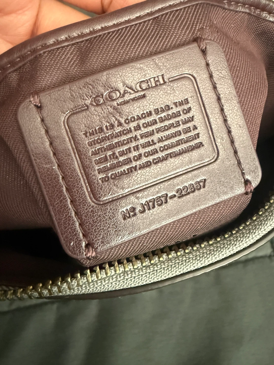 Coach Grey Studded Clutch/Crossbody Bag - photo 4