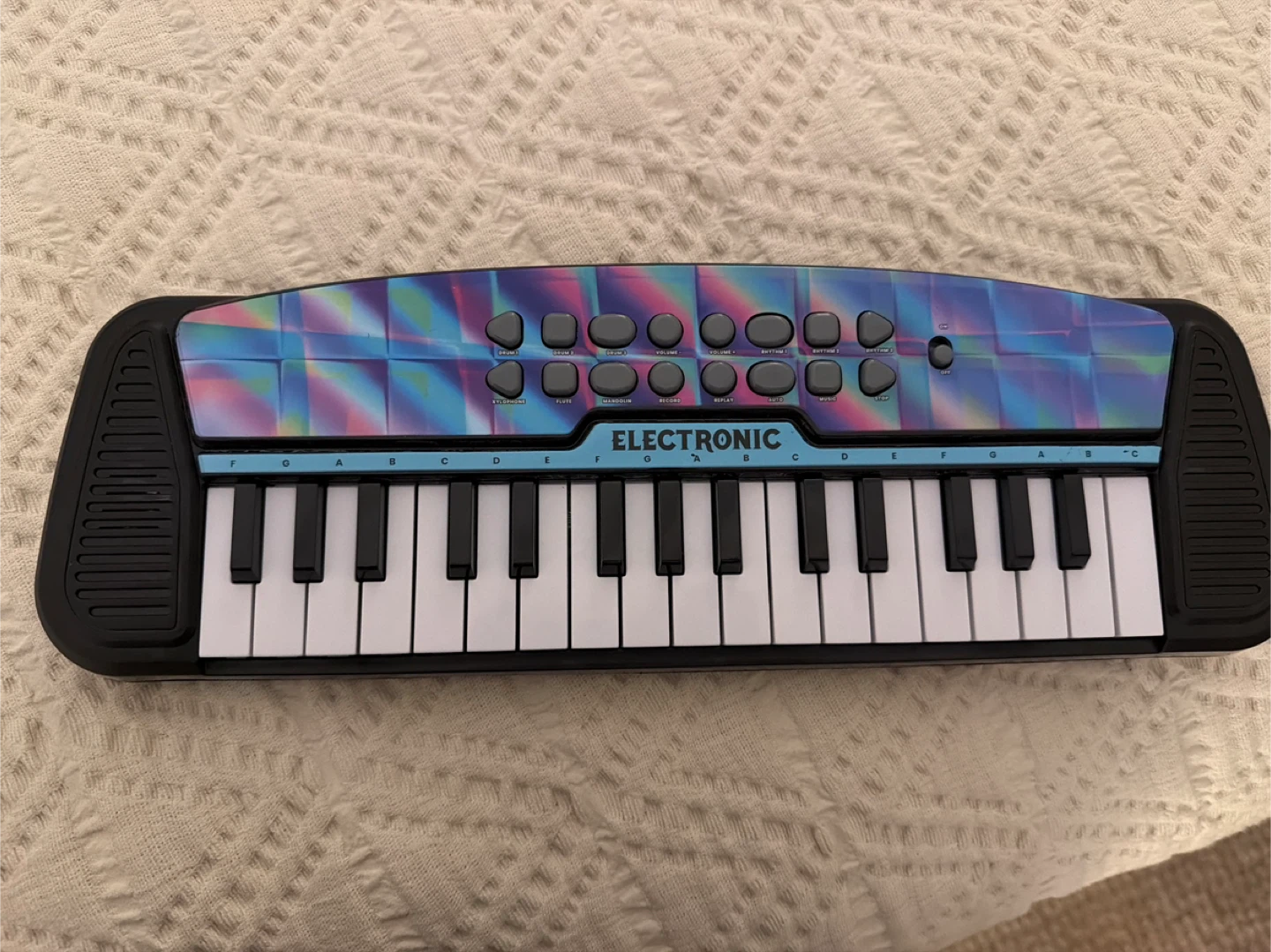 Electronic Keyboard with Colorful Design