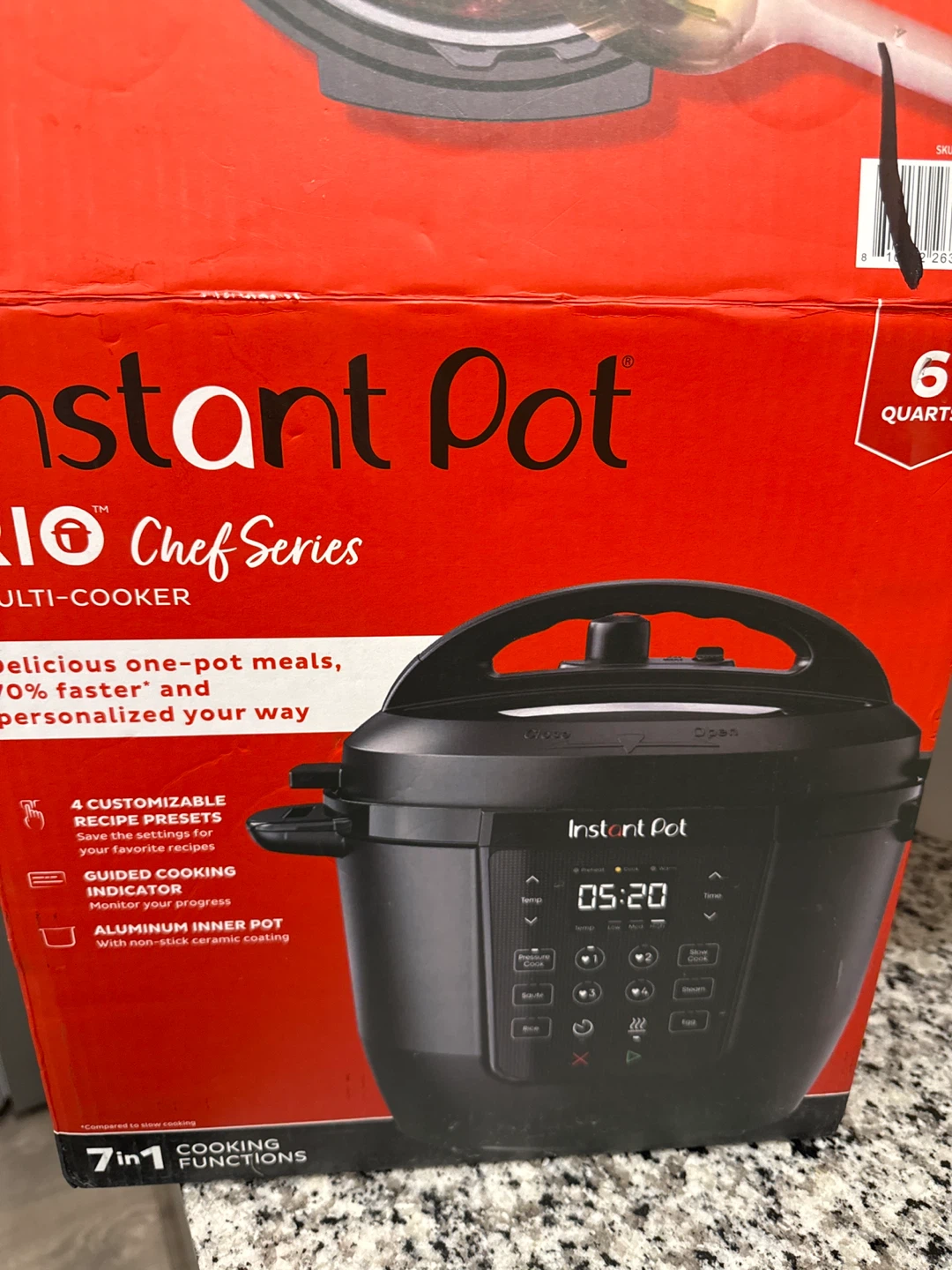 Instant Pot RIO Chef Series 6 Quart Multi-Cooker