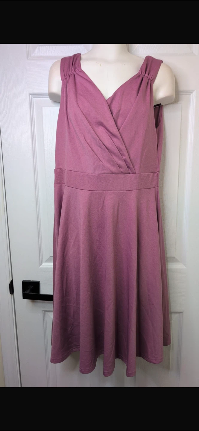 NEW! GRACE KARIN Women's Sleeveless V-Neck Wrap Dress - photo 5