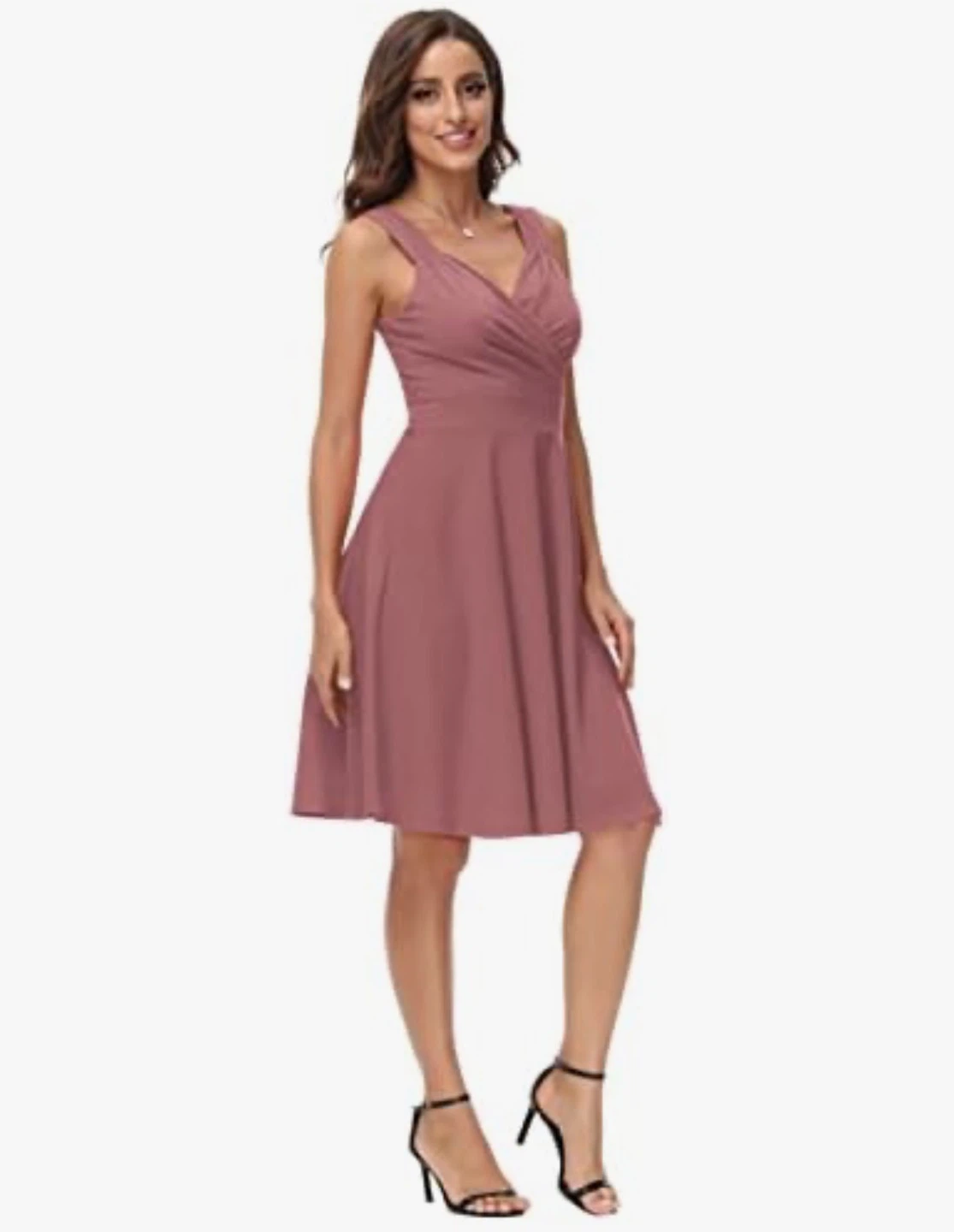 NEW! GRACE KARIN Women's Sleeveless V-Neck Wrap Dress - photo 3