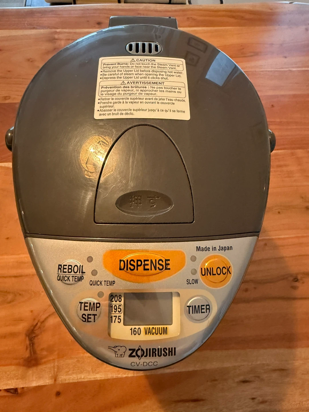 Zojirushi Super VE Hybrid Water Boiler & Warmer 4.0L