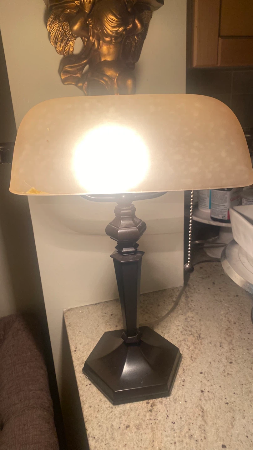 Desk Lamp with Frosted Shade - photo 2