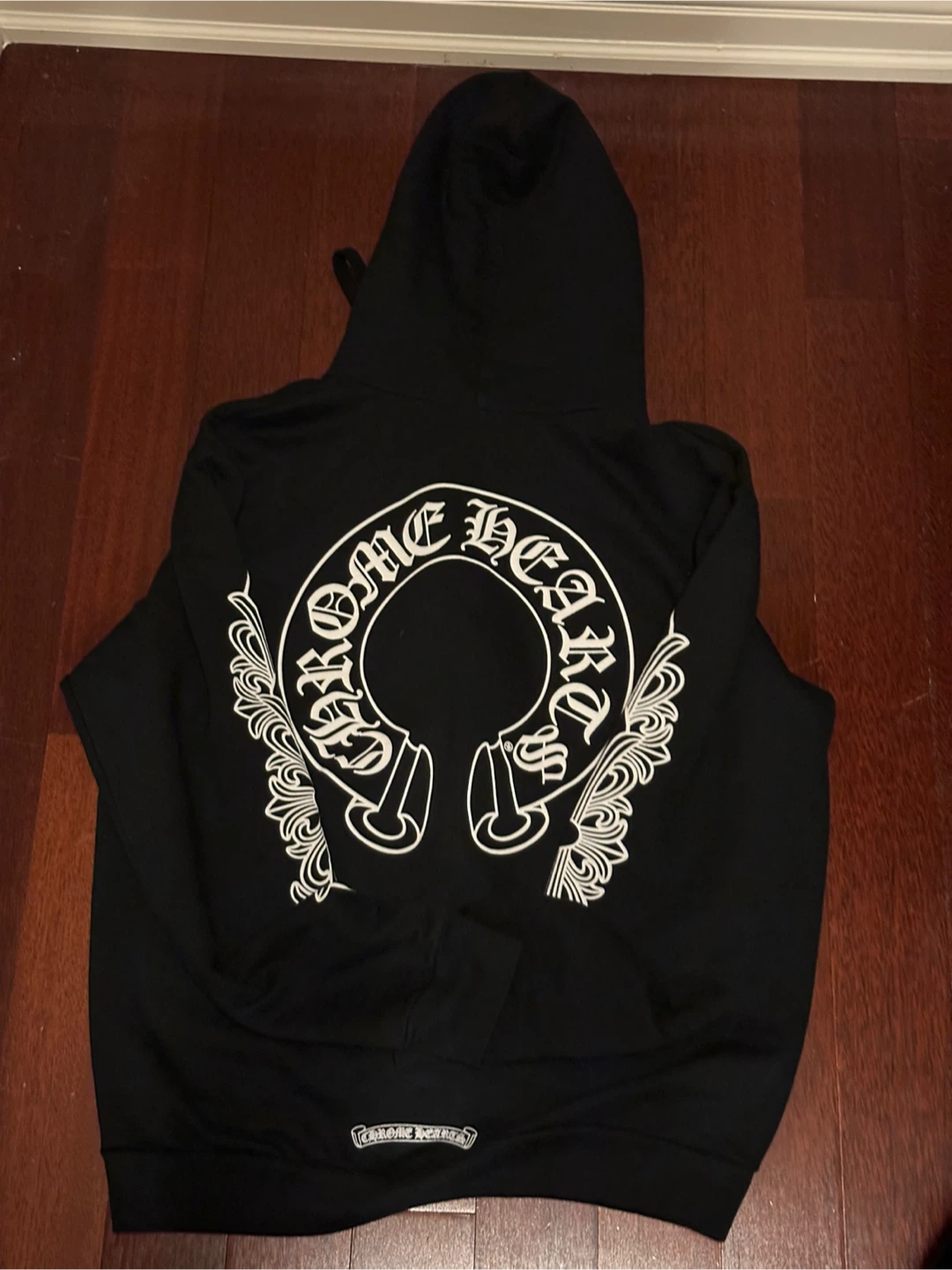 Chrome Hearts Horseshoe Floral Hoodie M - photo 2