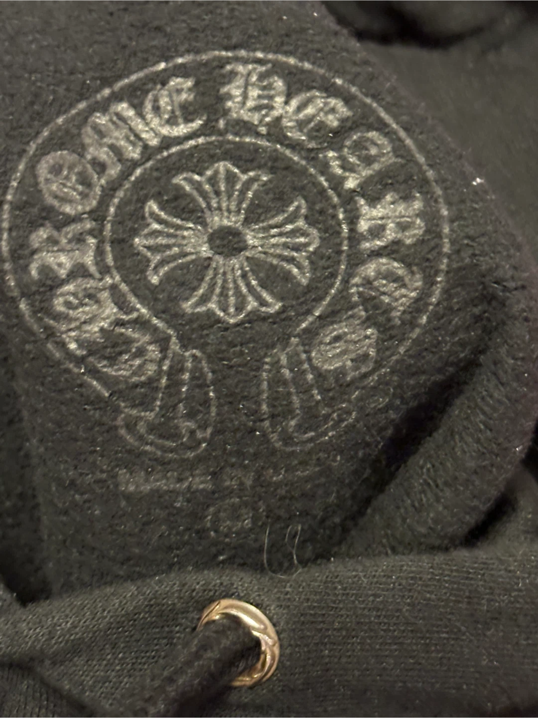Chrome Hearts Horseshoe Floral Hoodie M - photo 3
