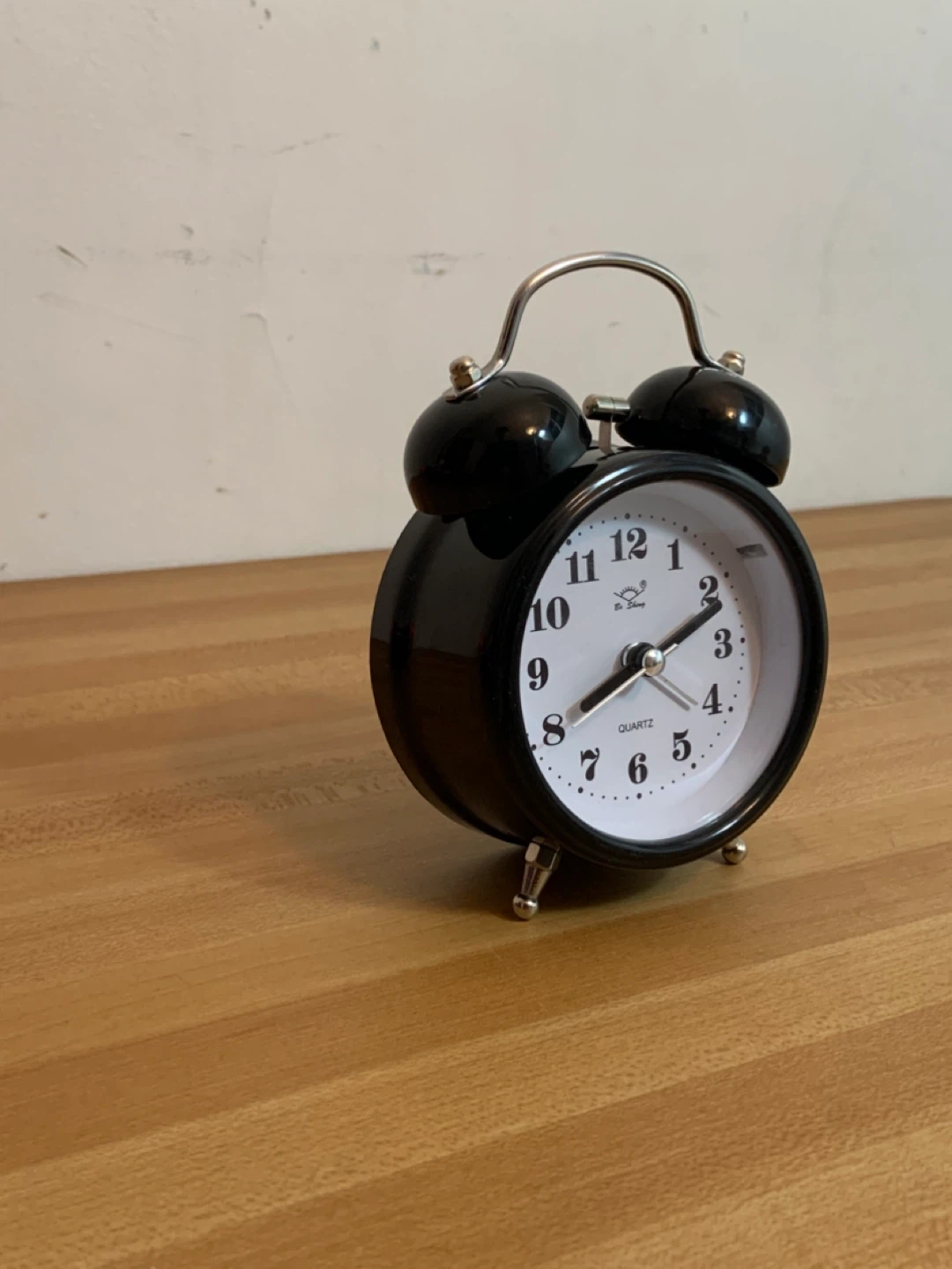 Classic Twin Bell Alarm Clock Black Quartz - photo 2