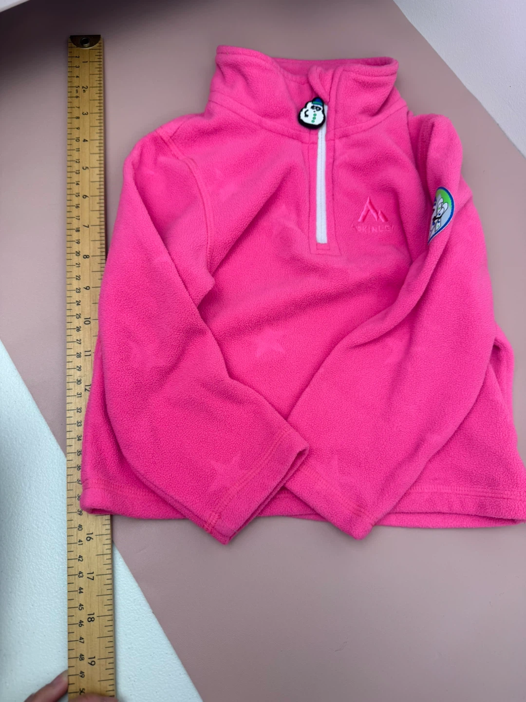 McKinley Fleece Pullover - Pink 3T