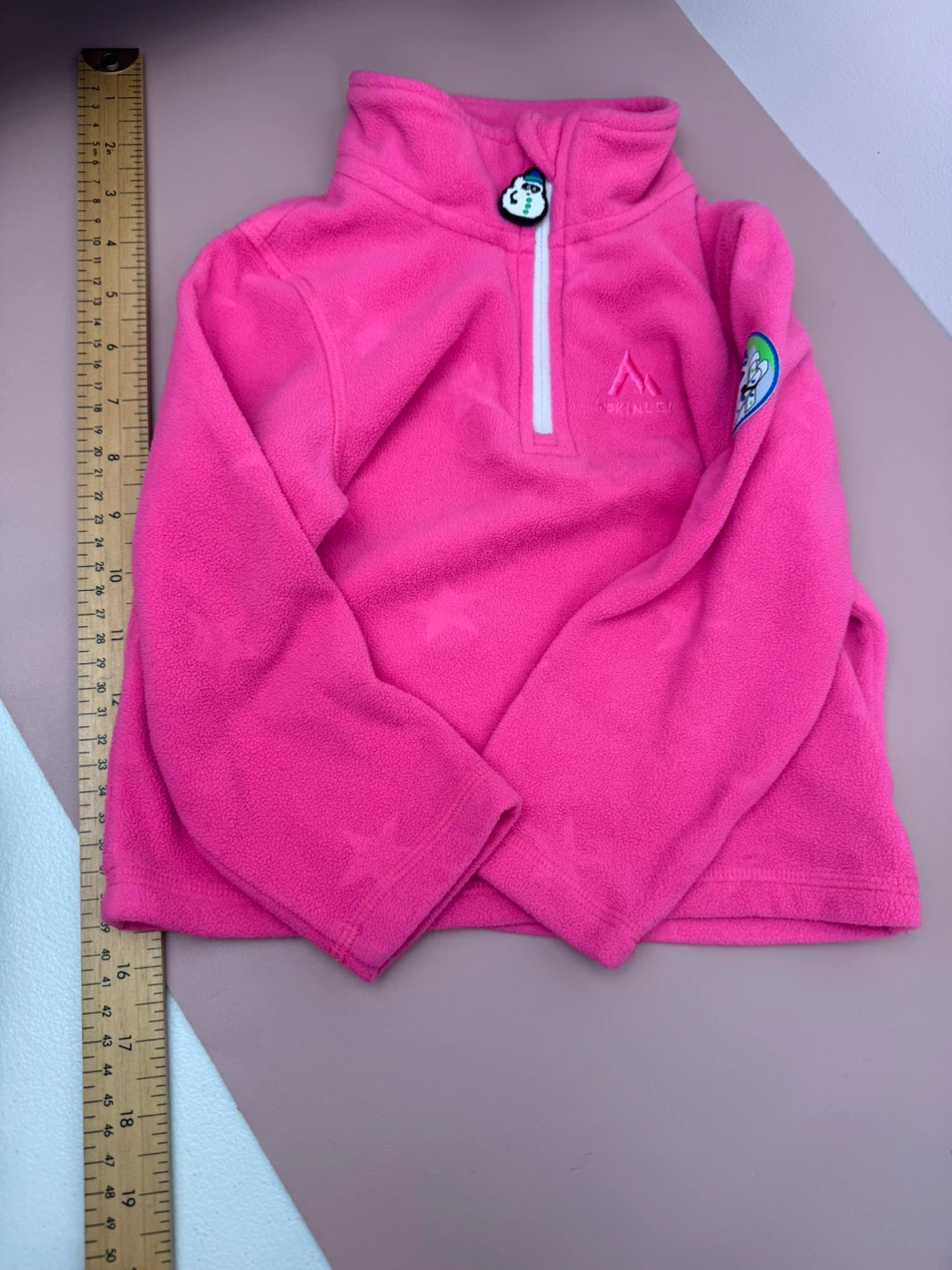 McKinley Fleece Pullover - Pink 3T - photo 2