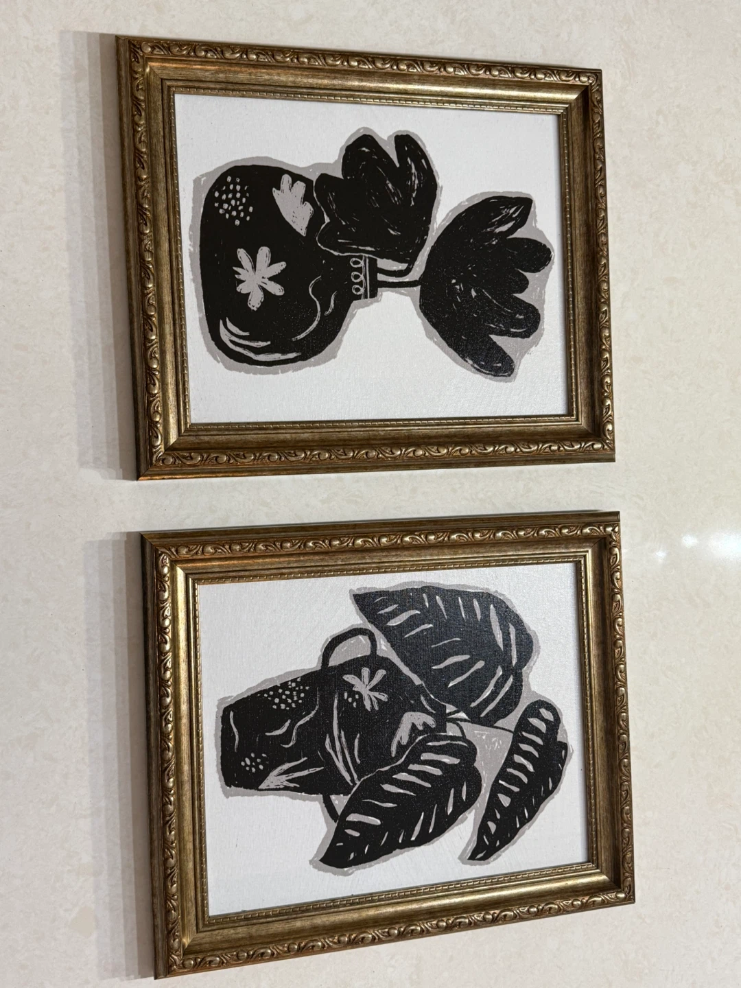 Set of 2 Framed Botanical Prints