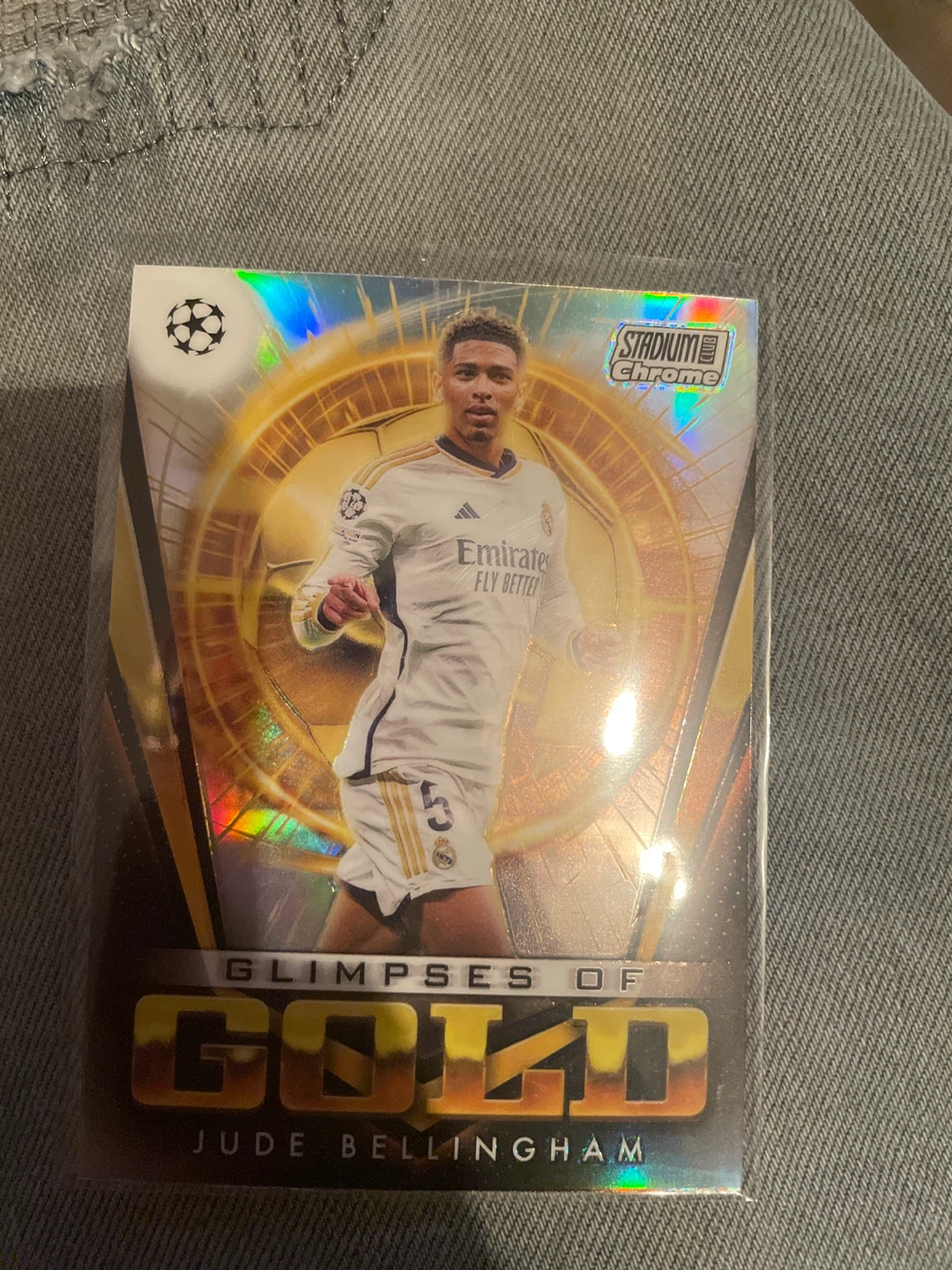 2023 Stadium Chrome Glimpses of Gold Jude Bellingham