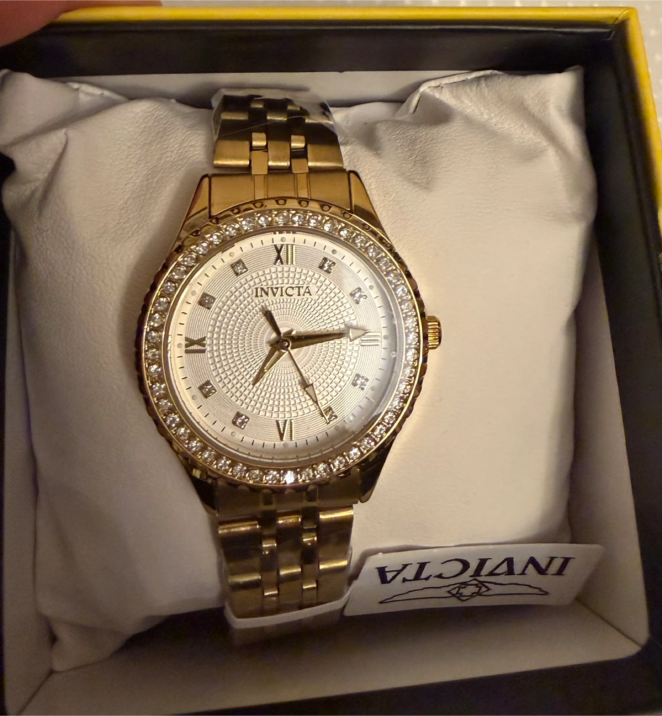 Invicta Gold Tone Diamond Accent Watches HIS&HERS (2) - photo 2
