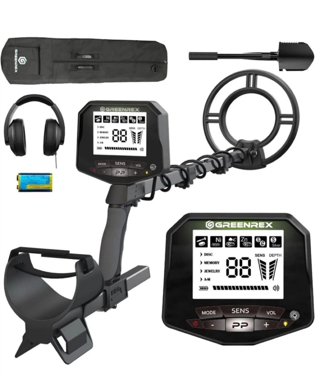 NEW - Greenrex REX-8 Starter Metal Detector for Treasure Hunting - photo 3
