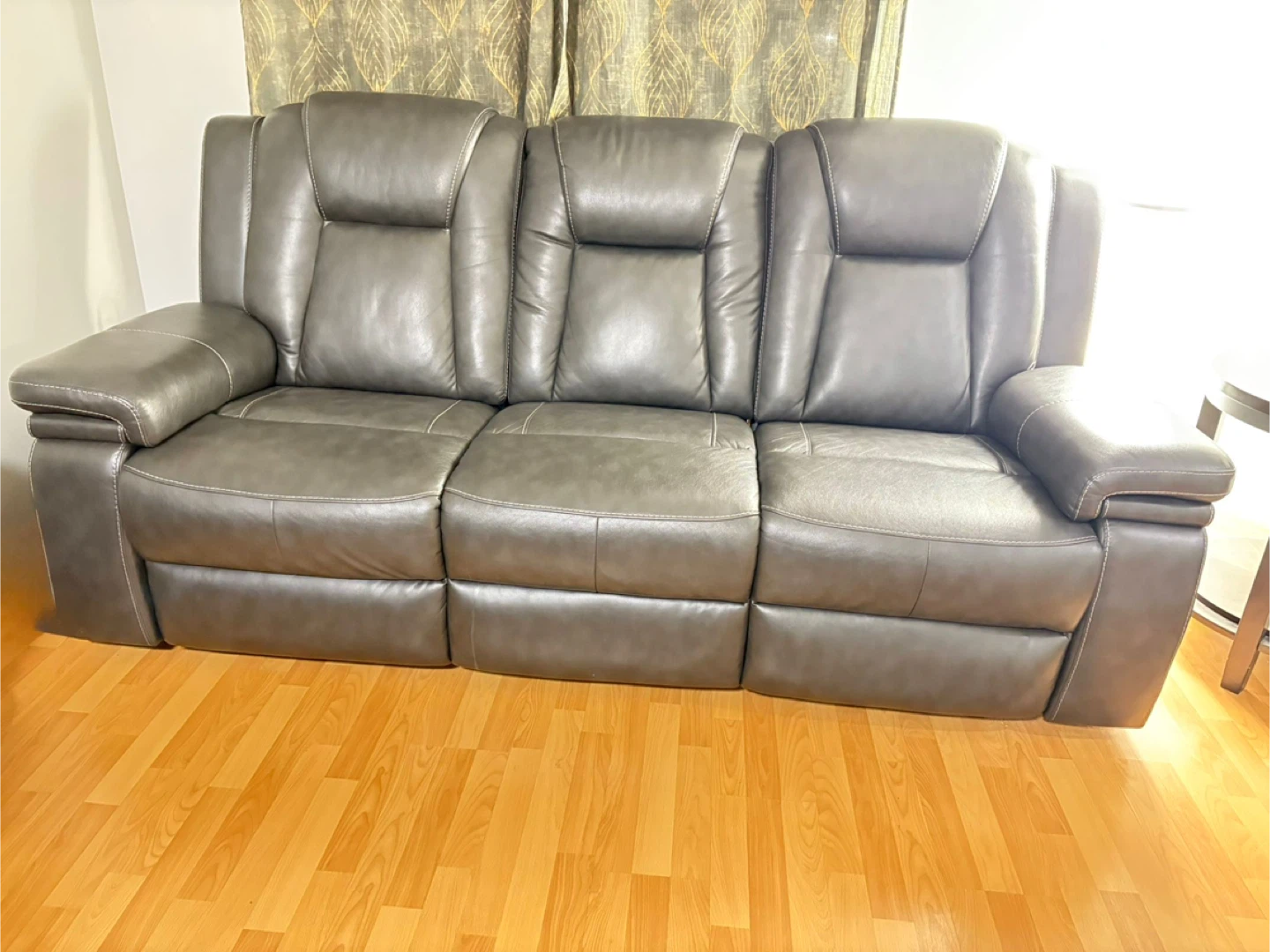 3-Seater Power Reclining Sofa w/adjustable headrest and USB slot - photo 2