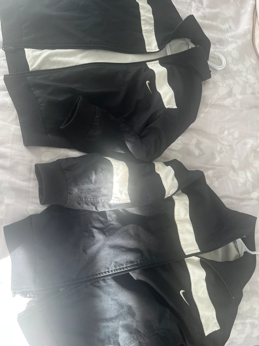 Nike Jacket Black White - photo 2