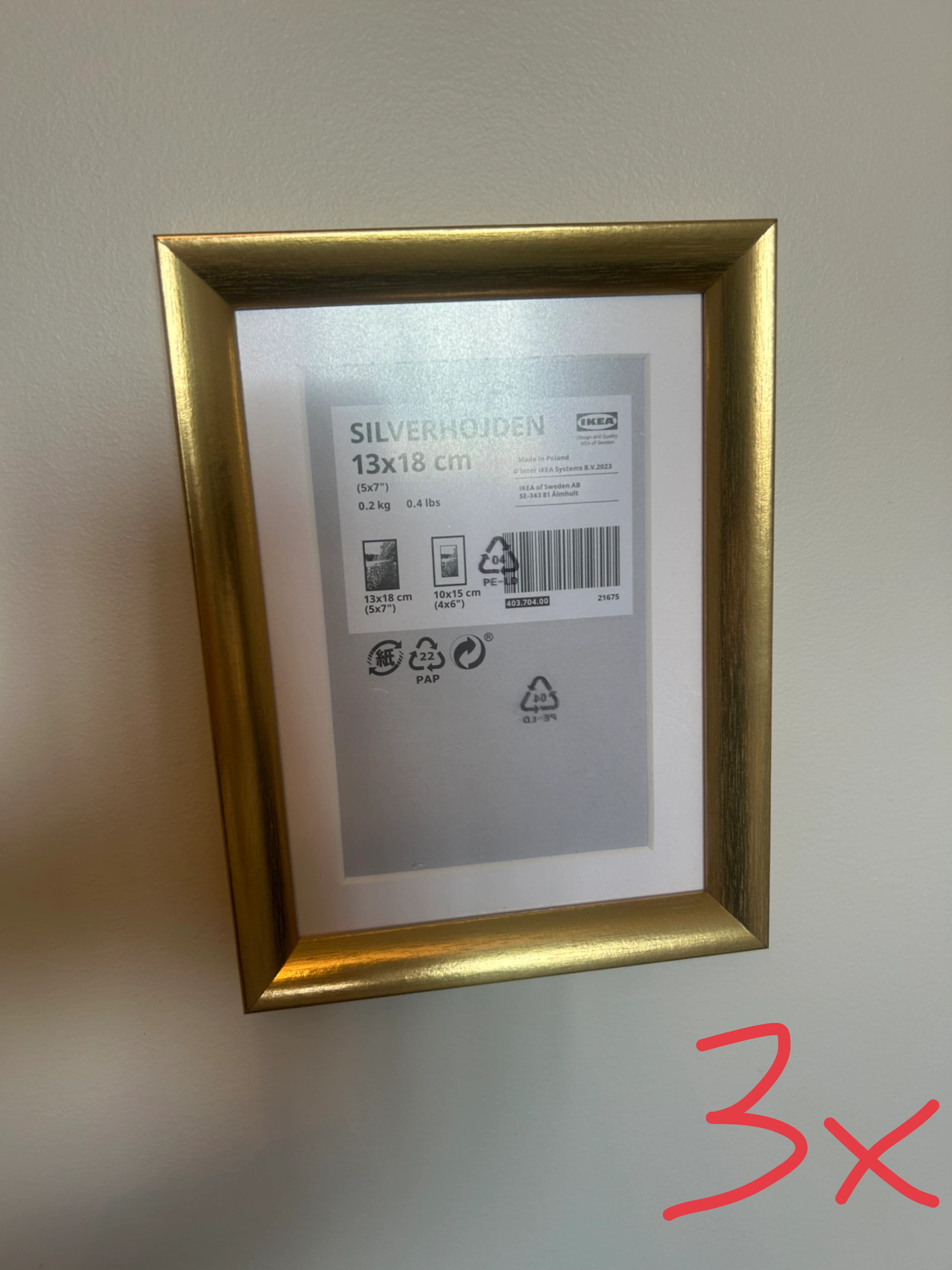 IKEA Silverhöjden Photo Frames (5 Frames Total) - photo 3