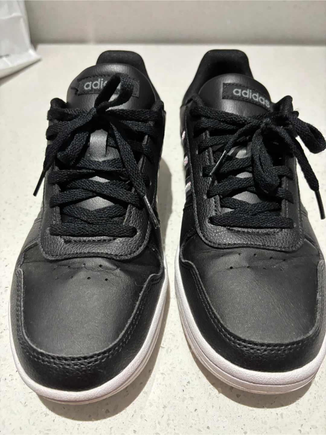 Adidas Black Leather Sneakers - photo 2