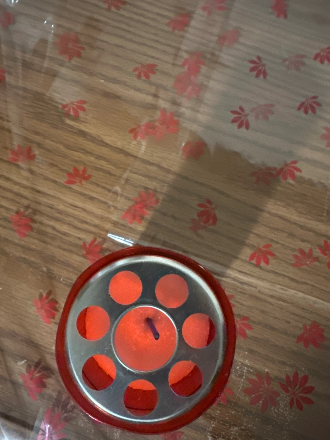 White decorative lantern with heart accents - photo 5