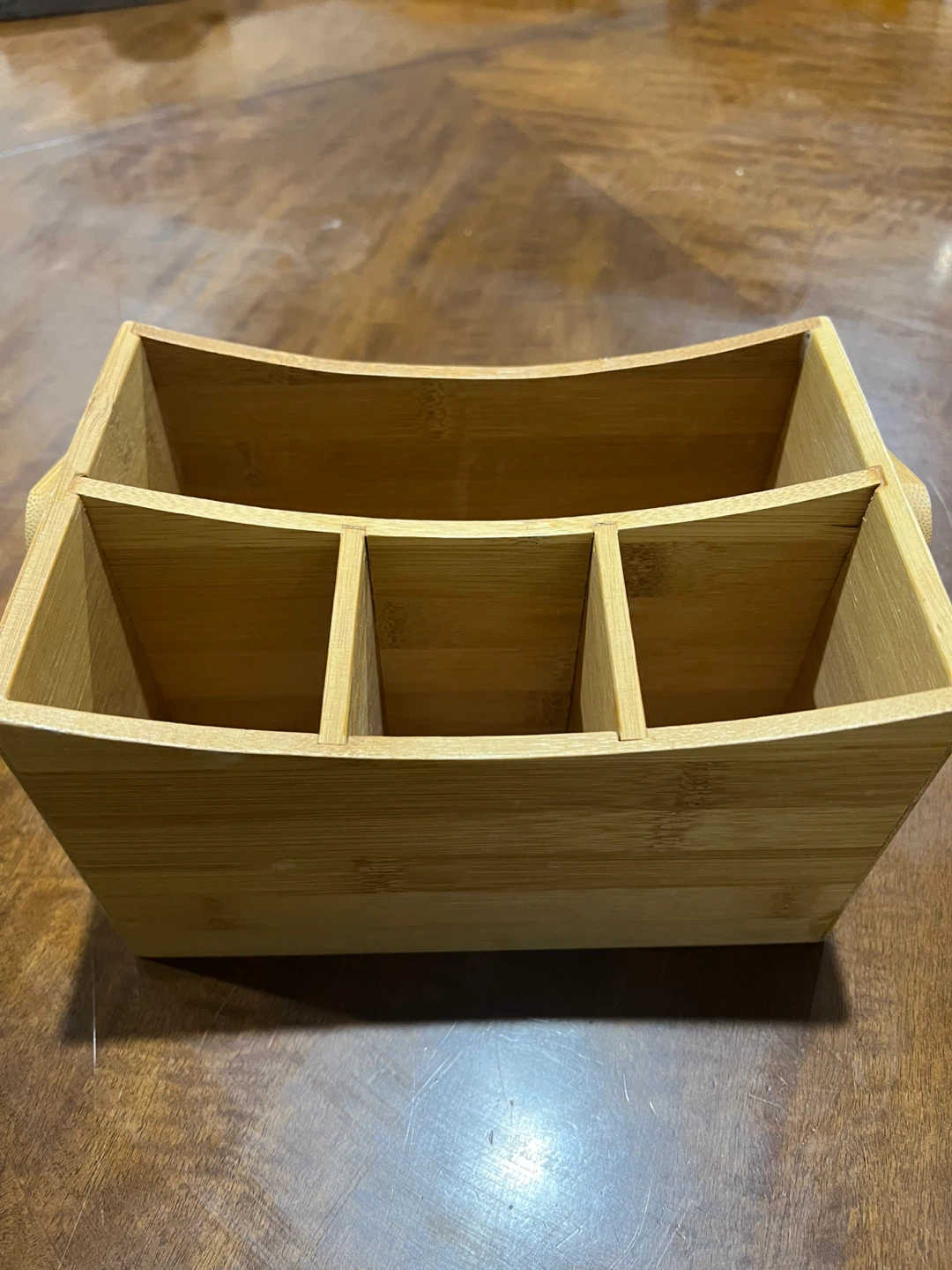 Bamboo Caddy Organizer with Handle