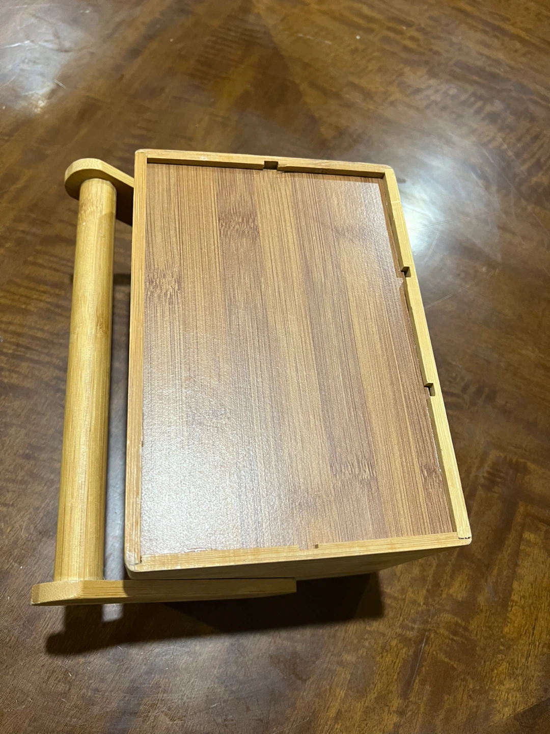 Bamboo Caddy Organizer with Handle - photo 2