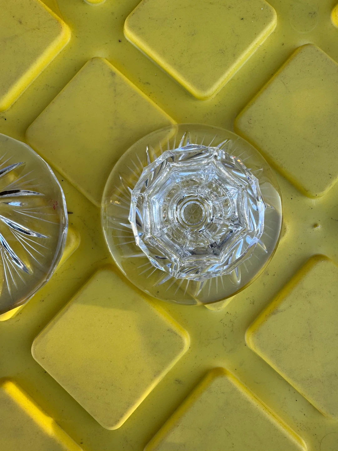 Pinwheel crystal Candlestick Holders (Set of 2) - photo 2