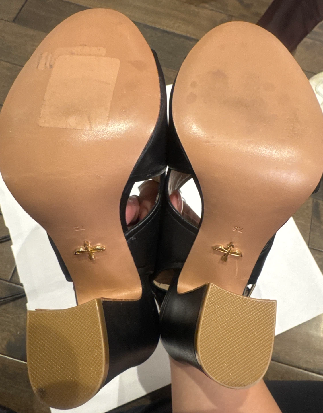 Pour La Victoire Black Slingback Heels - photo 2