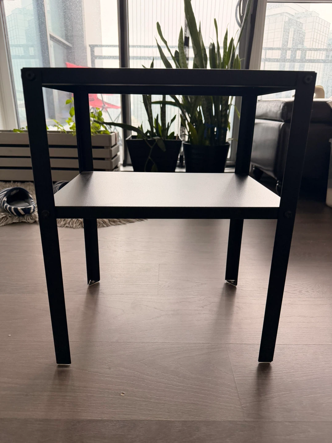 IKEA Small Coffee Table / Side Table – Black Metal
