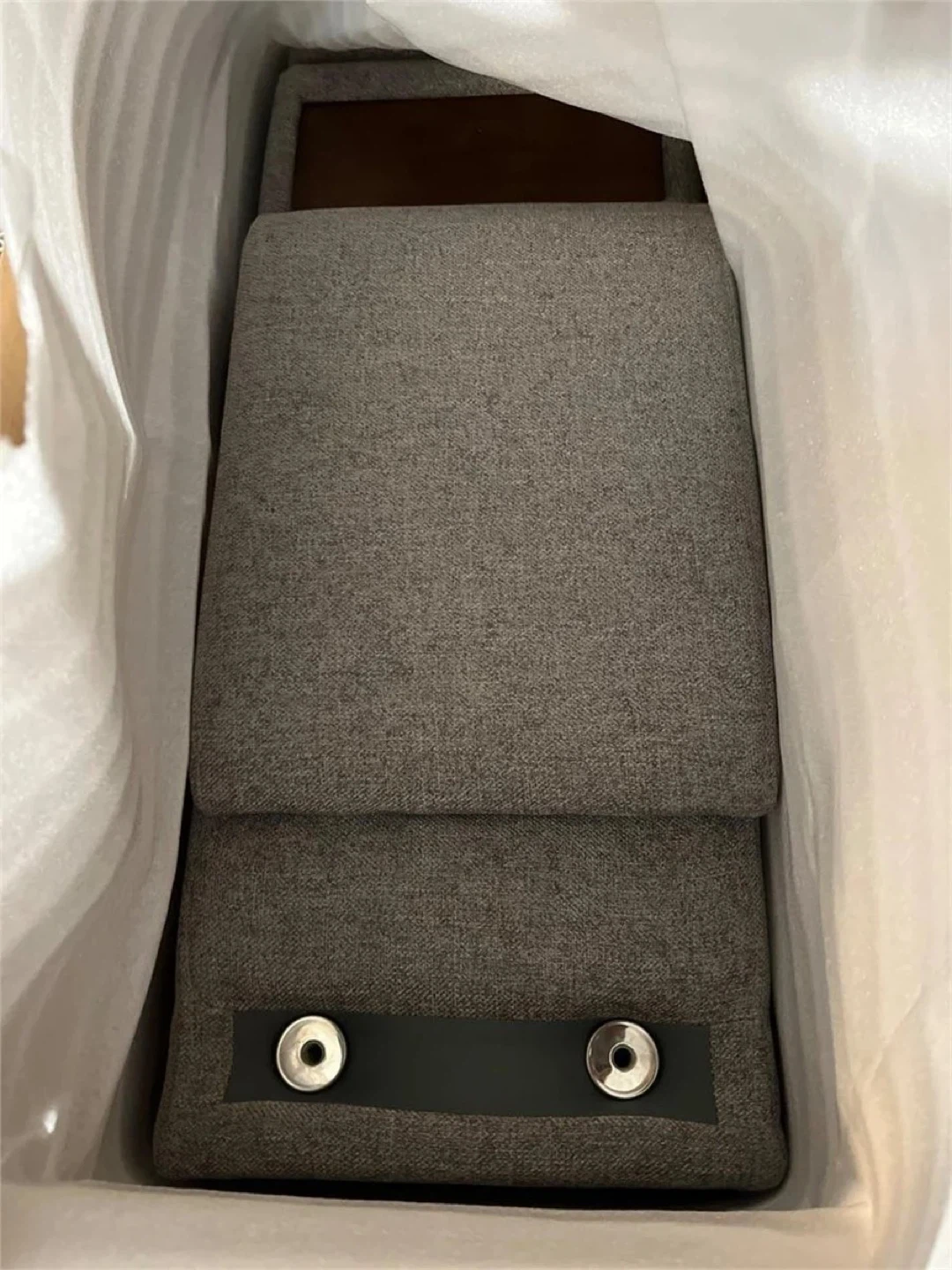 Grey Fabric Console with Built-in Charging - CHITA - photo 5