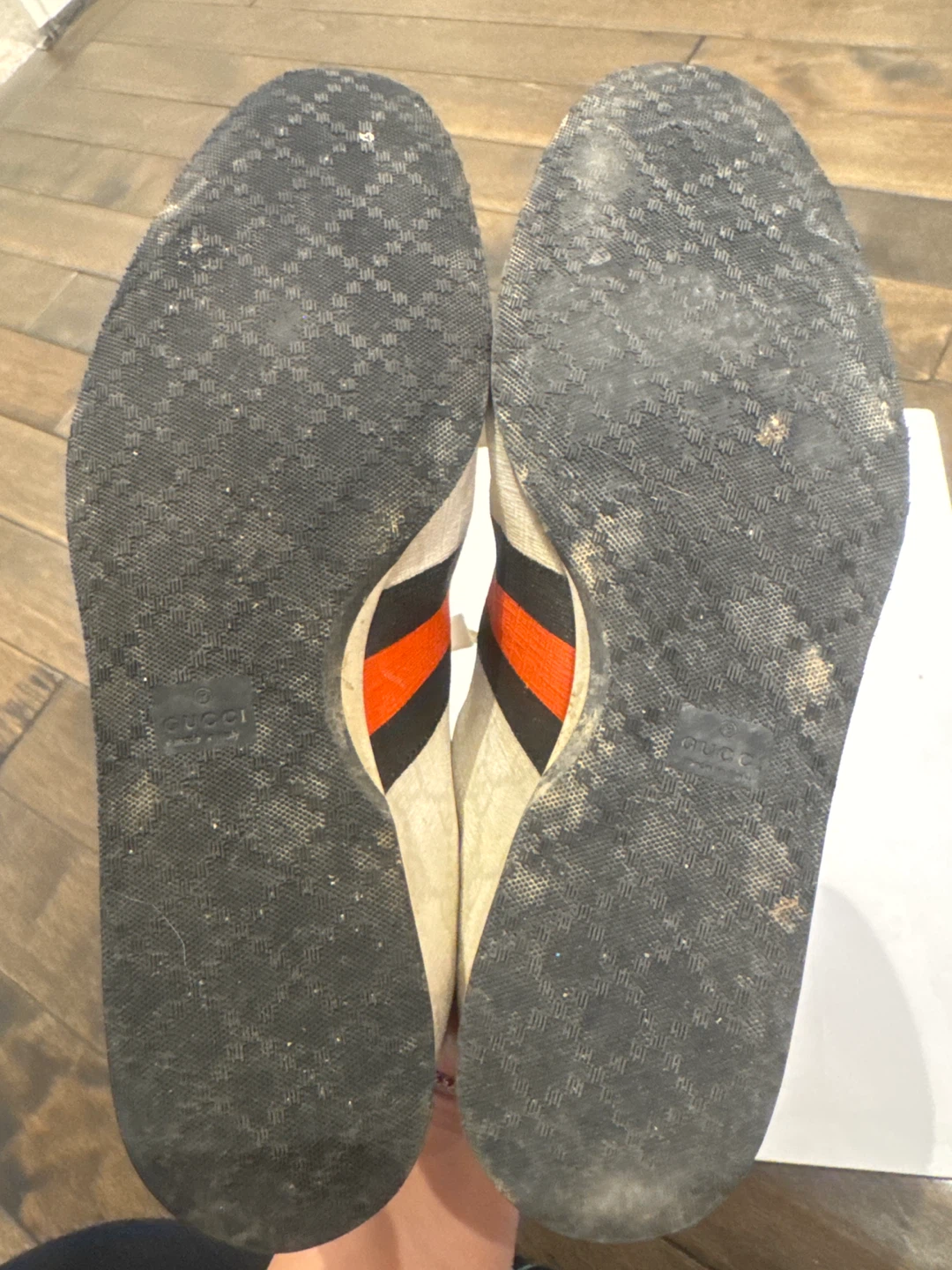 Gucci Ace Sneakers White/Orange Size 37 - photo 4