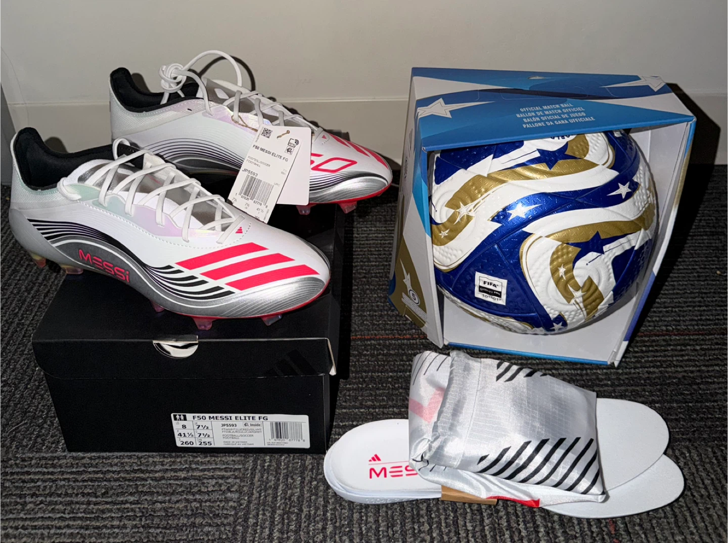 Adidas F50 Elite Soccer Cleats and Official Match Ball