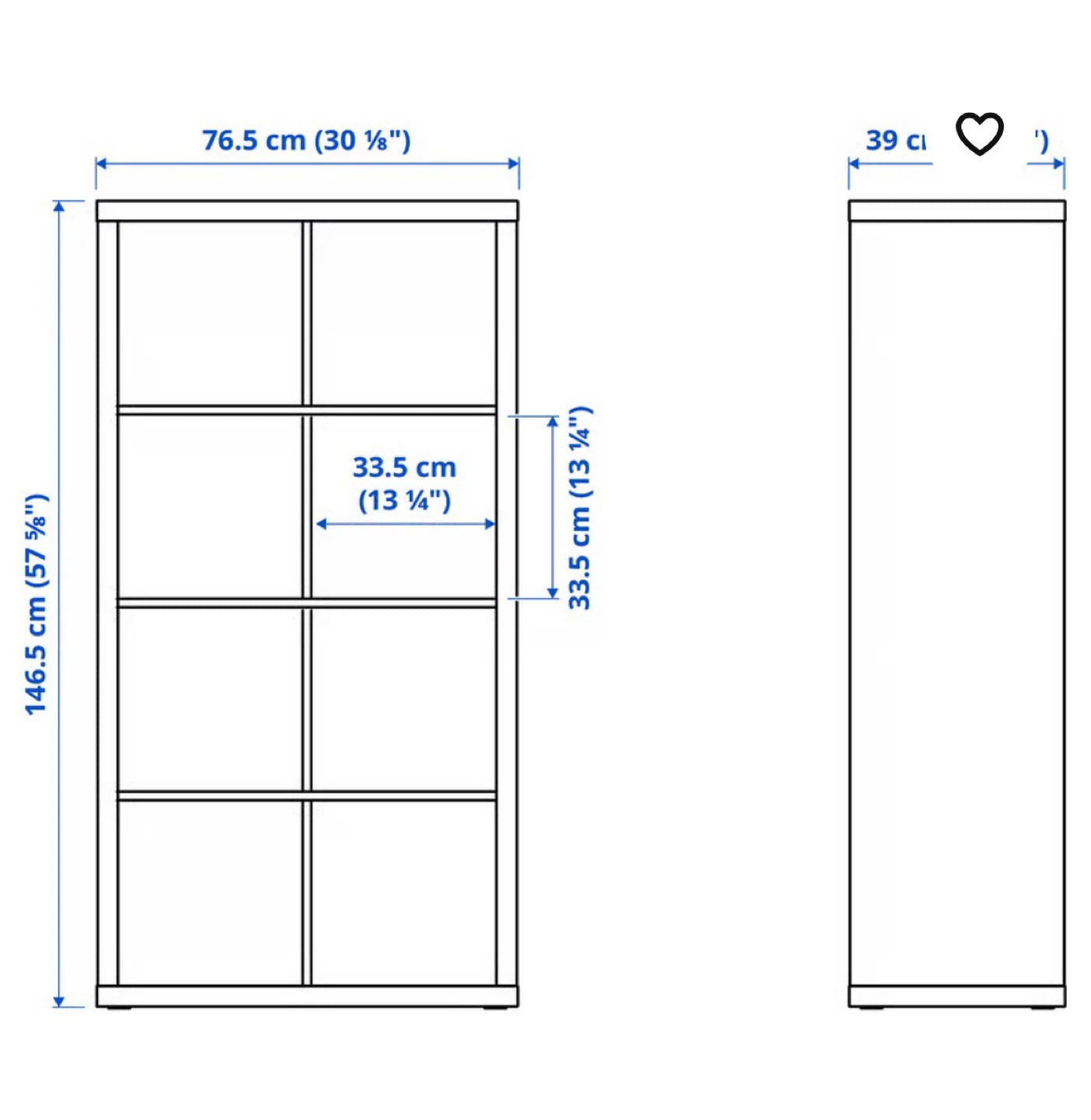[ikea kallax 4x2] - Moving Sale (Like New / Excellent Condition) - photo 5