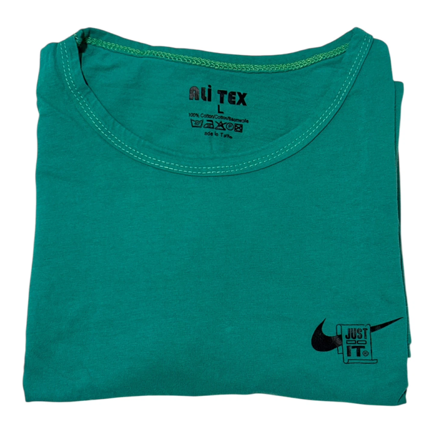 Ali Tex Nike Teal Cotton T-Shirt - photo 2