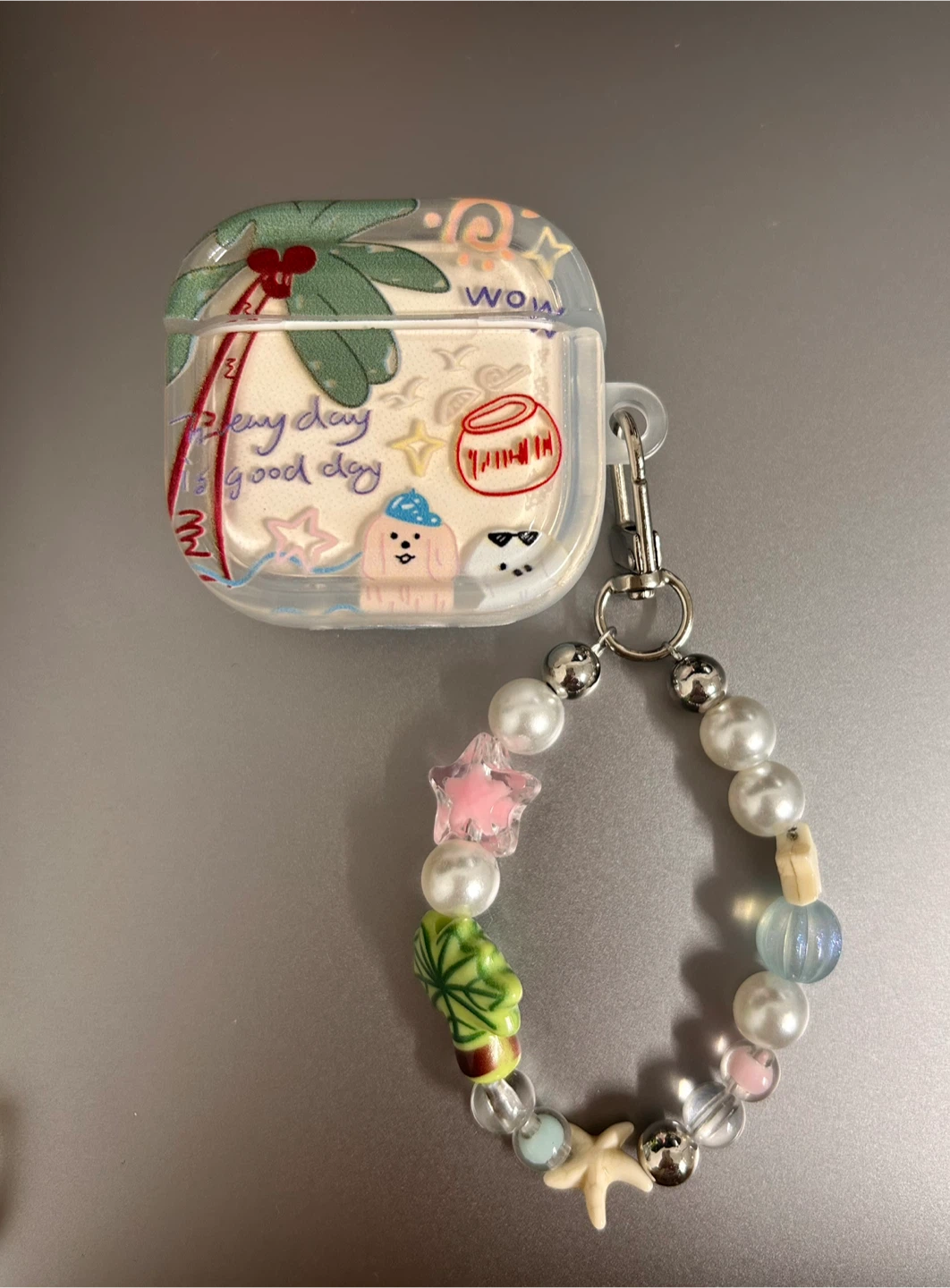 AirPods 4 Case with Beaded Charm