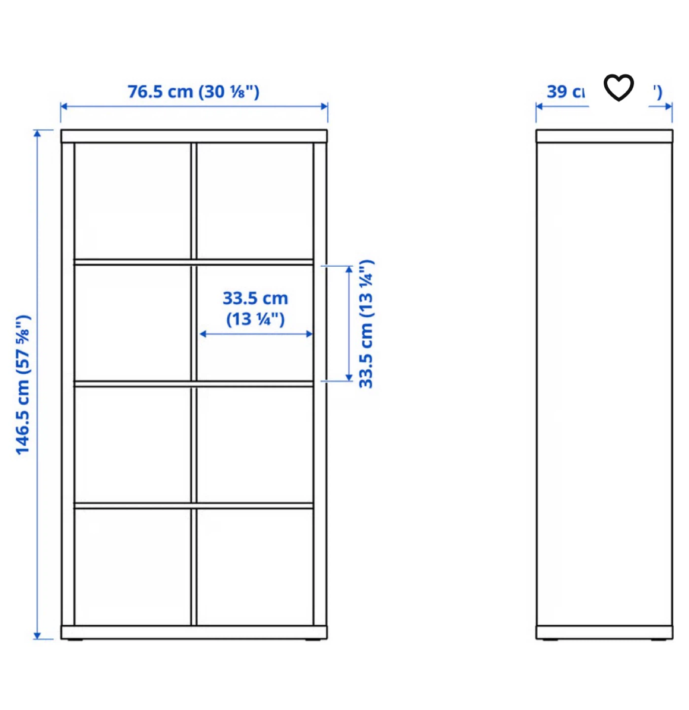 ikea kallax 4x2 - Moving Sale (Excellent Condition) - photo 5