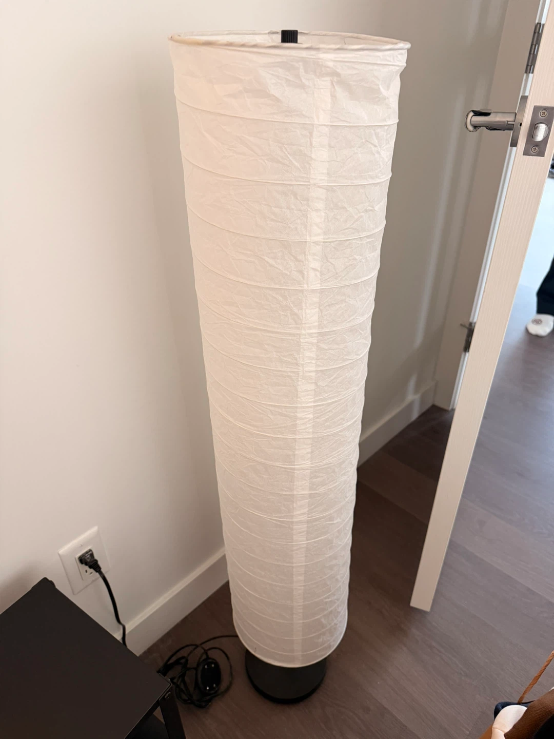 Ikea White Paper Floor Lamp