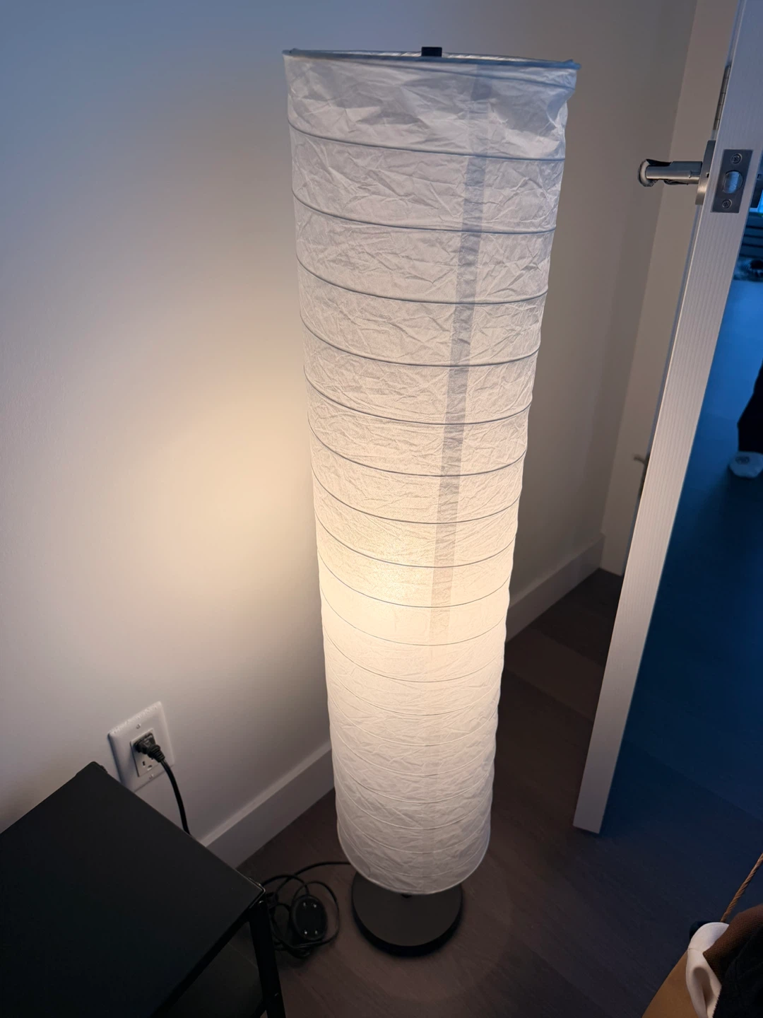 Ikea White Paper Floor Lamp - photo 2