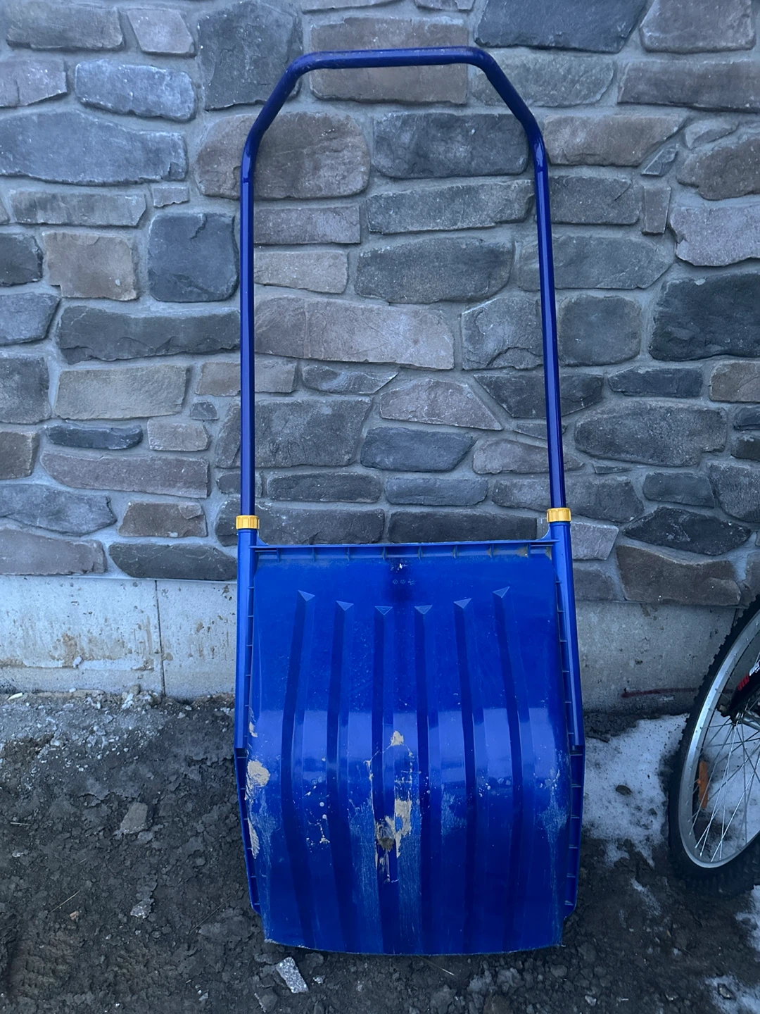 Blue Snow Shovel