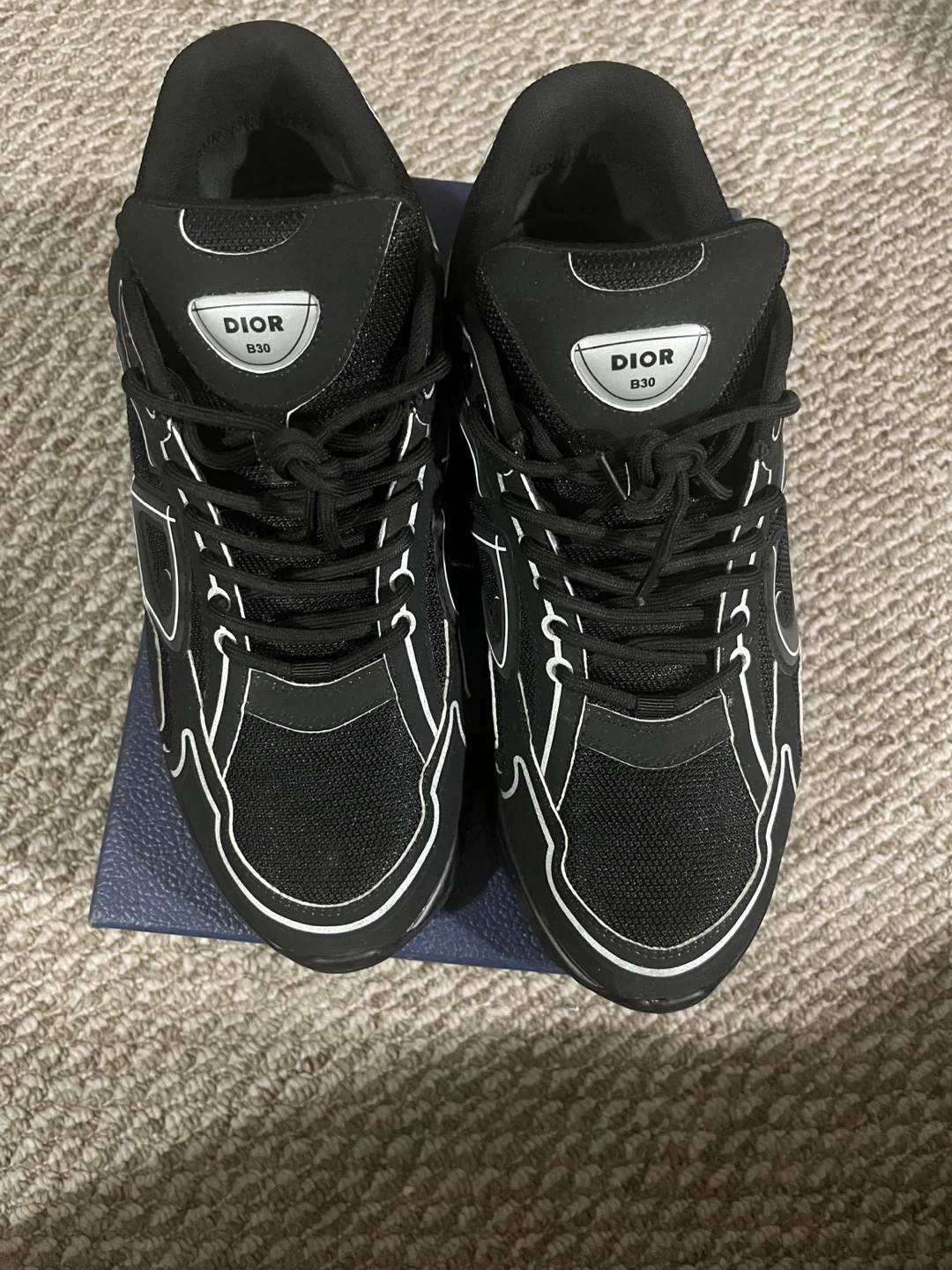 DIOR B30 Sneakers Black White