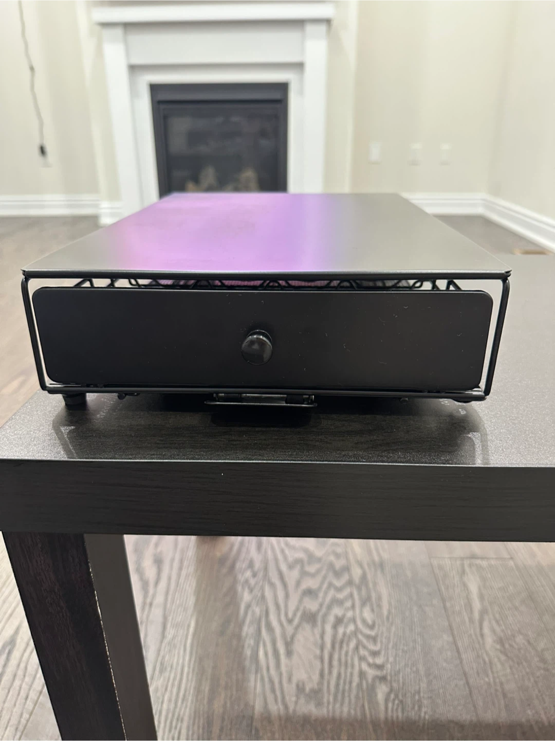 Black Metal Coffee Pod Drawer Organizer