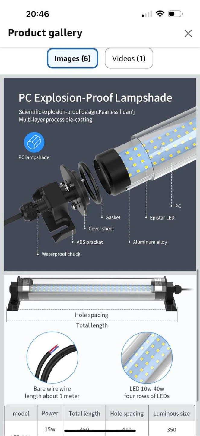 XINYIQI CNC LED Work Light 25W 2500LM IP66 – Machine - photo 4