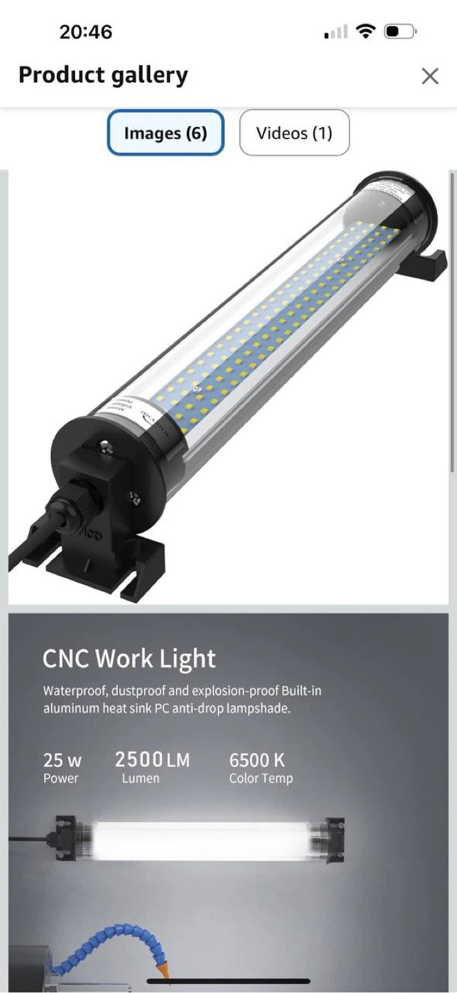 XINYIQI CNC LED Work Light 25W 2500LM IP66 – Machine - photo 2