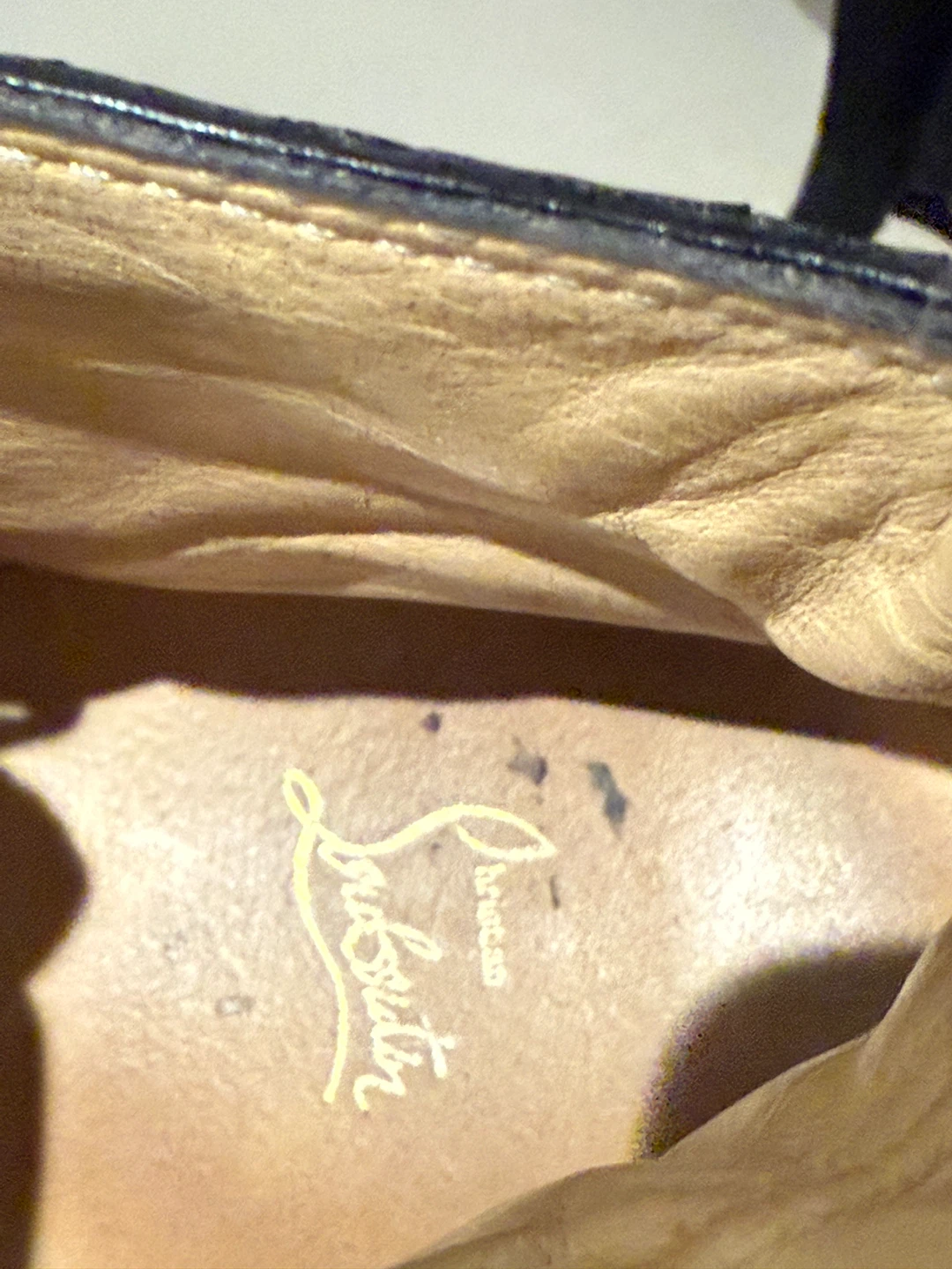 Christian Louboutin Flat Python Crystal Black Sneakers - photo 5